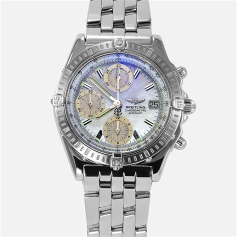 breitling mother of pearl chronomat